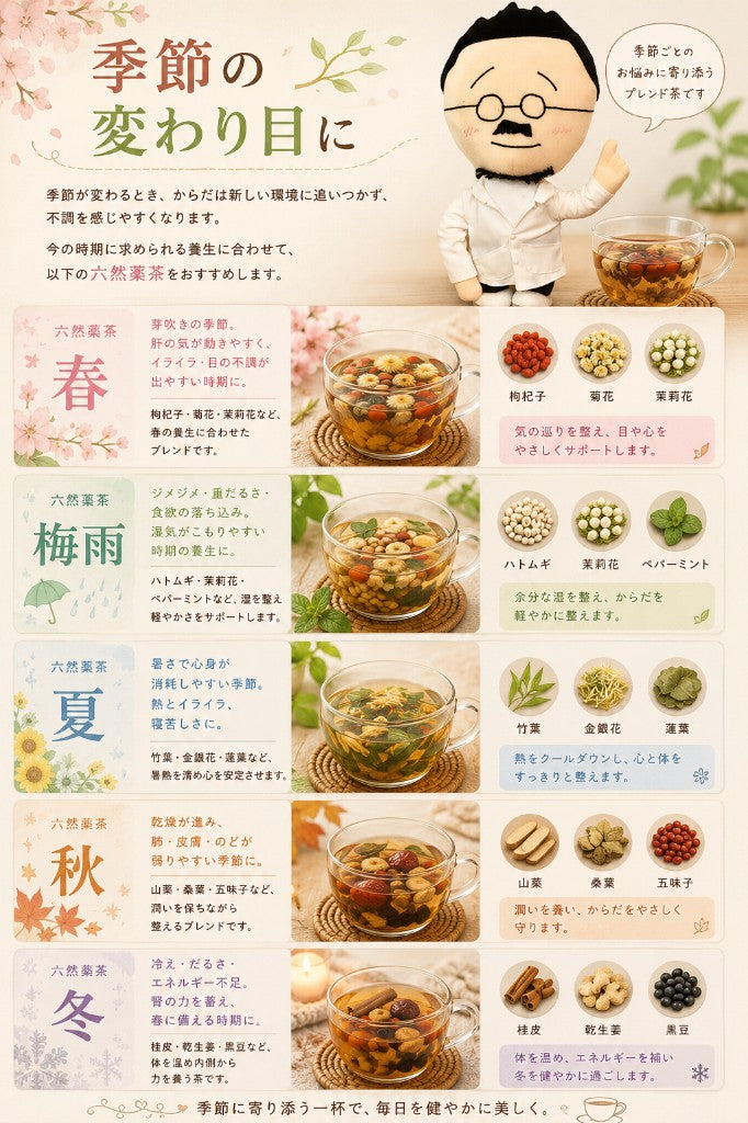 季節の変わり目に