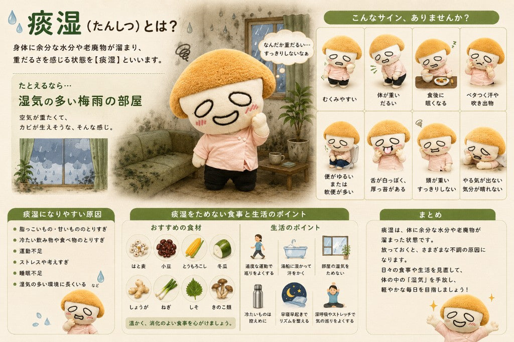 痰湿（たんしつ）とは？