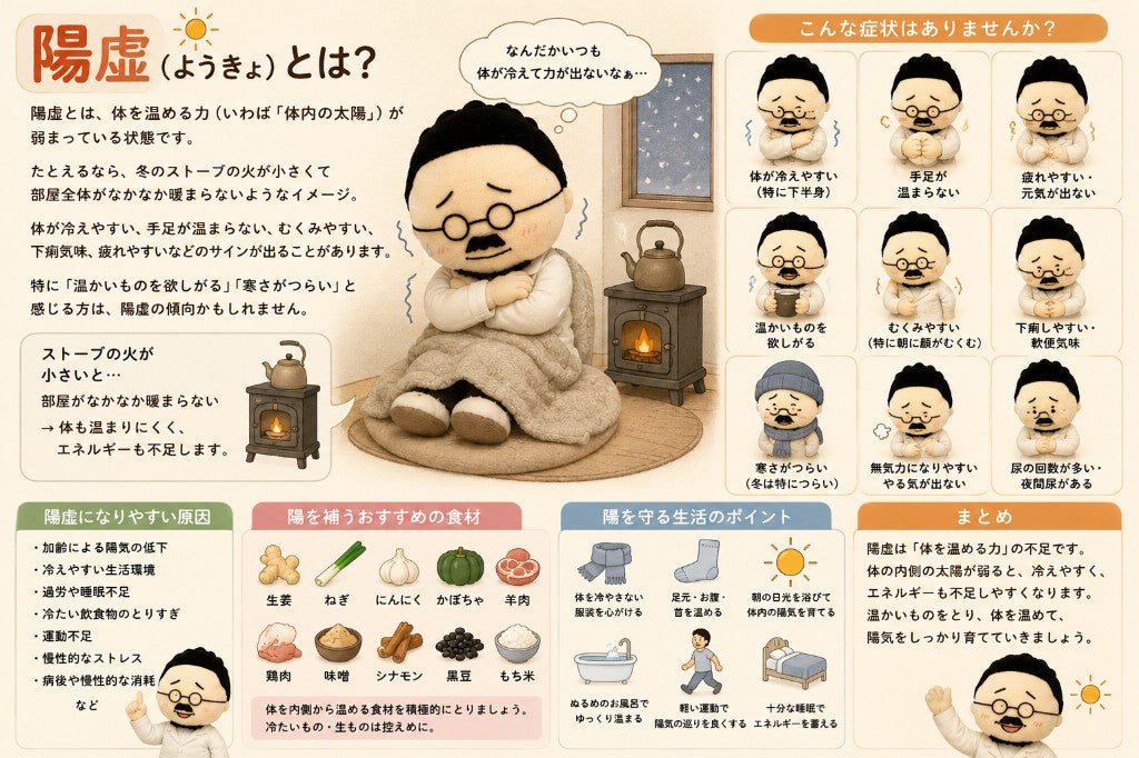 陽虚（ようきょ）とは？